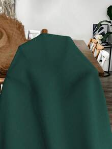 EMERY ROSE 大码女式V领纯色蕾丝拼布休闲衬衫 - 墨綠色 - 查看 3