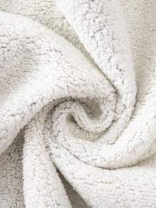 SHEIN Baby Mädchen Vintage Karomuster Thermojacke, Herbst/Winter