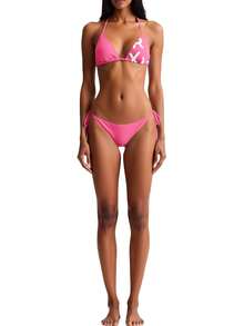 Roxy Beach Classics Women Bikini Set Shocking Pink - Pink - View 3