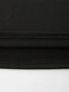 ROMWE MEN Street Life 男士街头暗色图案长袖衬衫，适合秋季，2000 年代风格 - 黑色 - 查看 4