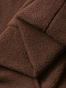 Dazy Plus Plus Size Zip-Up Letter Embroidered Loose Fit Fleece Hoodie, Streetwear Style, Autumn/Winter, Plus Size