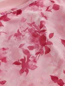 SHEIN MOD 2pcs Women Casual Long Sleeve Top And Fitted Skirt Set,Fall Clothes For Women,Elegant Going Out Outfit - Pink - View 4