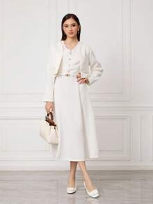 Sleekvia Women's Comfortable Versatile Chunky Heel Shoes