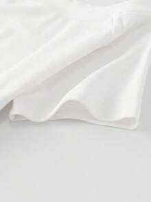 Sweetra Bộ 3 áo thun nữ hở vai bất đối xứng mùa hè, màu cơ bản đen, trắng, xanh navy - màu đen - Xem 4