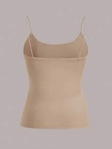 Comfortcana 4pcs/Set Basic Thin Strap Tank Tops For Spring And Summer, Perfect For Summer - Multicolor - View 11