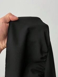 Sunspun 大码连衣裙时尚朋克深色衬衫领黑白撞色腰长袖短裙交叉衬衫裙哥特式连衣裙 - 黑與白 - 查看 8