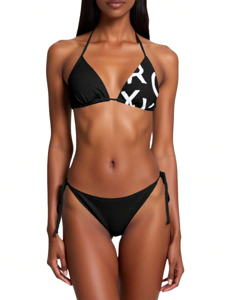 Roxy Beach Classics Women Bikini Set Black - Black - View 1