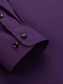 Manfinity Nomadique Men's Western Style Bull Head Print Long Sleeve Single-Breasted Casual Shirt Men Cowboy Shirts Men Purple Dress Shirt Rodeo Shirts Purple Western Shirt, Fall