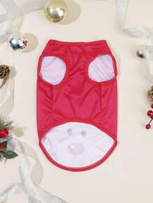 PETSIN 1 件圣诞驯鹿图案狗狗定位背心 - 彩色 - 查看 3