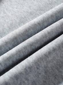 EMERY ROSE Bluza damska w dużym rozmiarze, z serdecznym, szykownym, romantycznym wzorem serca, z nadrukiem graficznym i okrągłym dekoltem, jesień/zima