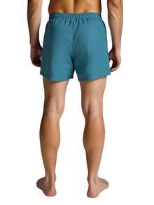 Calvin Klein CK SWIM Men's Athletic Swimwear Comfortable Compression UV Protection Water Sports Summer Vacation Blue KM0KM01092-CJ6 - Storm blue - View 2