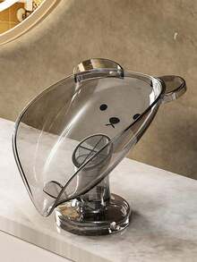 1pc Premium Dual-Layer Bathroom Soap Dish Holder, Wall-Mounted Soap Dish Rack, Stainless Steel Soap Saver Storage, No Drill Required Back To School Bathroom Accessories - Multicolor - View 9