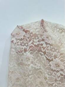 Fairmaia Top élégant de mode femme à col en cœur, manches courtes, style traditionnel allemand, couleur unie - Nude - Voir 6