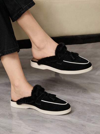 Sleekvia 女士休闲百搭平底乐福鞋，适合日常穿着