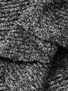 DAZY Women's Casual Solid Color Turtleneck Sweater And Skirt 2 Pieces Set, Autumn