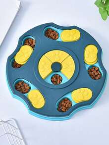 1个狗狗益智玩具慢食喂食器互动增智喂食器防滑慢食碗猫狗食物游戏 - 彩色 - 查看 15