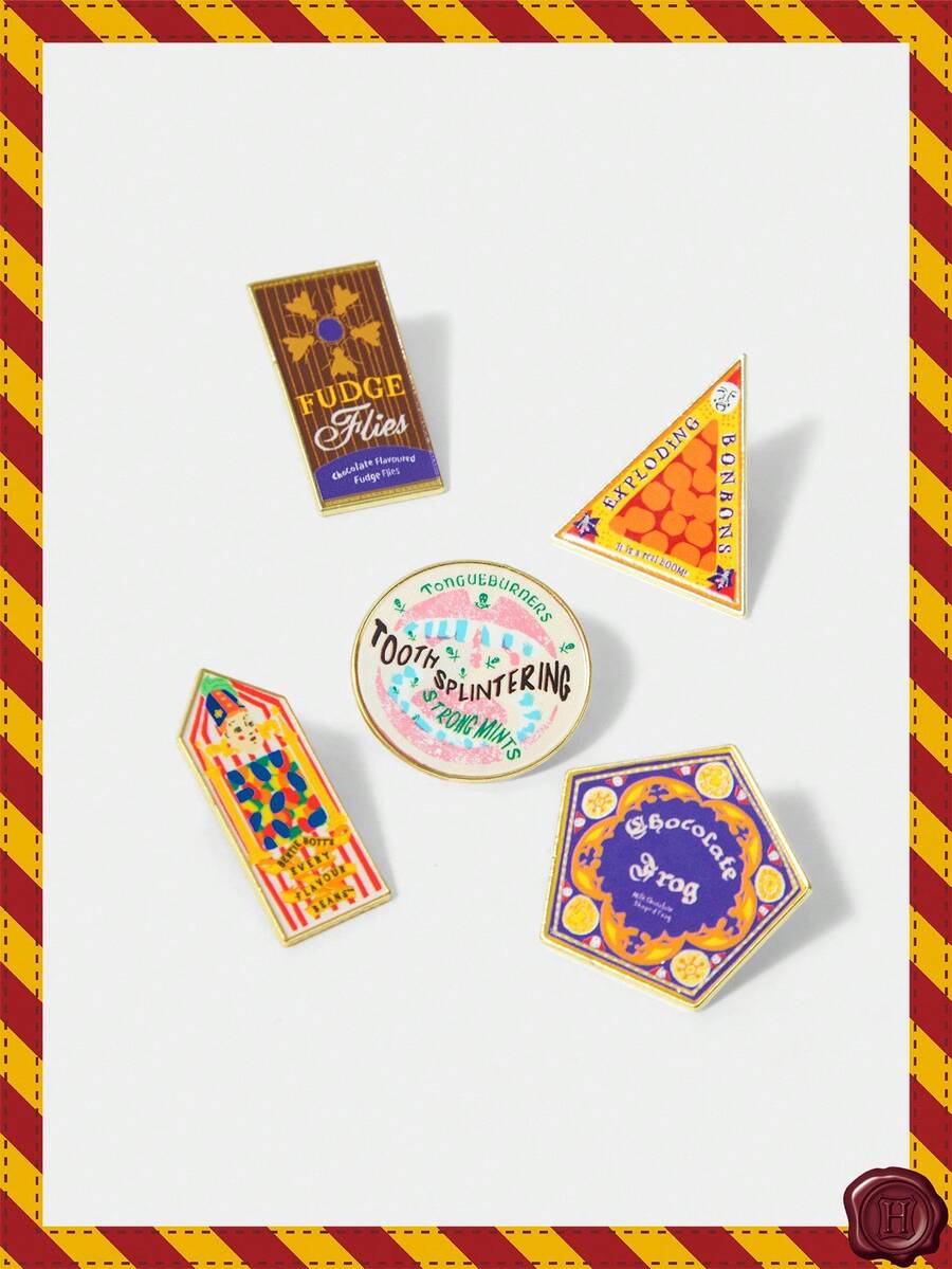 HARRY POTTER X SHEIN Women's Brooch - Multicolor - View 1