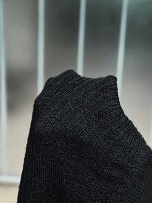 Lumivelle Halloween Women Sweater Skirts - Black - View 8