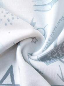 HARRY POTTER X SHEIN Tween Boy Casual Academy Badge Print Round Neck Long Sleeve T-Shirt, Autumn