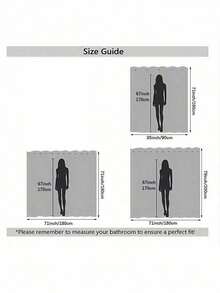 SHEIN 1 Pc Of Gold Striped Printed Bathroom Curtain - Rural Home And Bathroom Decoration, Made Of Polyester Material, Including 12 Hooks, Machine Washable And Hand Washable, Suitable For Year-Round Use - Multicolor - View 7