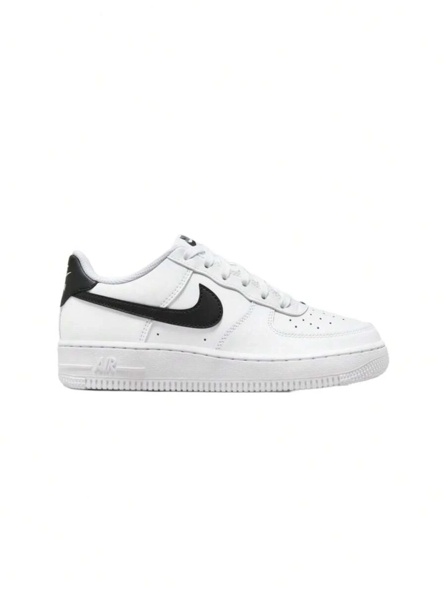 Nike Air Force 1 Low Grade Kids Sneakers White / Black FV5948 - Black and White - View 1