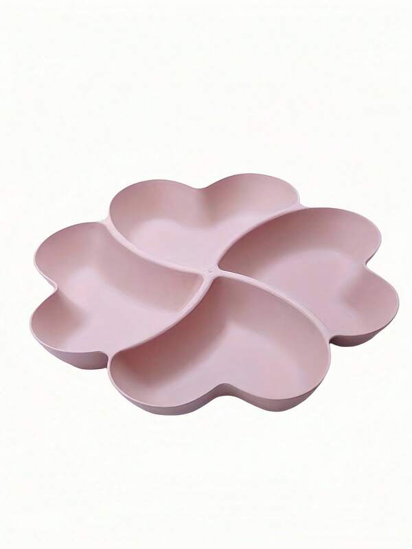 SHEIN Bandeja em formato de trevo, símbolo de sorte, organizador de compartimentos para joias, chaves e moedas, ideal para mesa, penteadeira ou cômoda. Base antiderrapante, empilhável e decorativa.