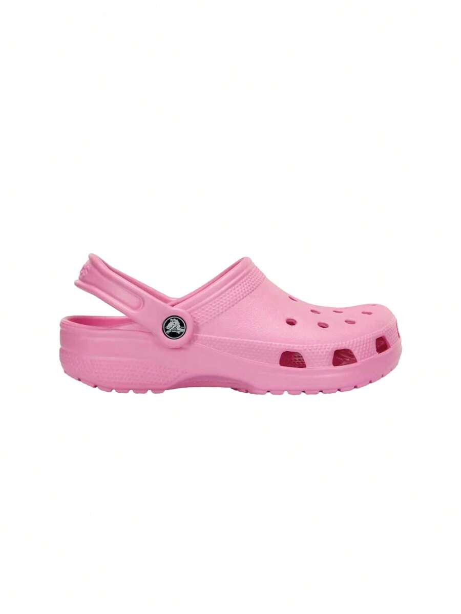 Crocs 经典男女通用粉色木屐 10001 - 粉色粗呢 - 查看 1