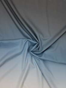 Manfinity Swimmode Men's Letter Print Ombre Raglan Long Sleeve Rash Guard Swim Shirt - Grey - View 4