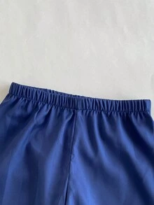 2pcs Toddler Boys' Jacquard Striped Long Sleeve Top And Pants Pajama Set, Spring/Autumn Fall Winter