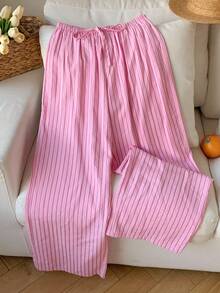 Solflare Plus Size Women Spring/Summer Casual Striped Pants - Multicolor - View 5