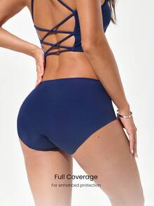 GLOWMODE 1 条装 自信经期网眼速干防漏吸水中腰三角裤内裤月经期产后日常活动休闲工作服