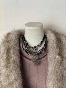 EgrlEra 秋冬女士时尚休闲短款人造皮草大衣