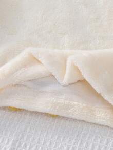 2 Stücke Baby/Kleinkind Jungen Cartoon Pinguin bestickte Flanell Rundhals Langarm Oberteil und Hose Pyjama Set