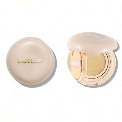 SHEGLAM Lock & Go Long-Lasting كوشن فونديشن-Buttercream علامة تجارية جمال مكياج ميكب مستحضرات تجميل للنساء الفتيات مثالي لفصل الصيف الربيع مثالي ل- Y2K أزياء أنيقة عيد الأم هدية حفلة جاهز أفضل لون