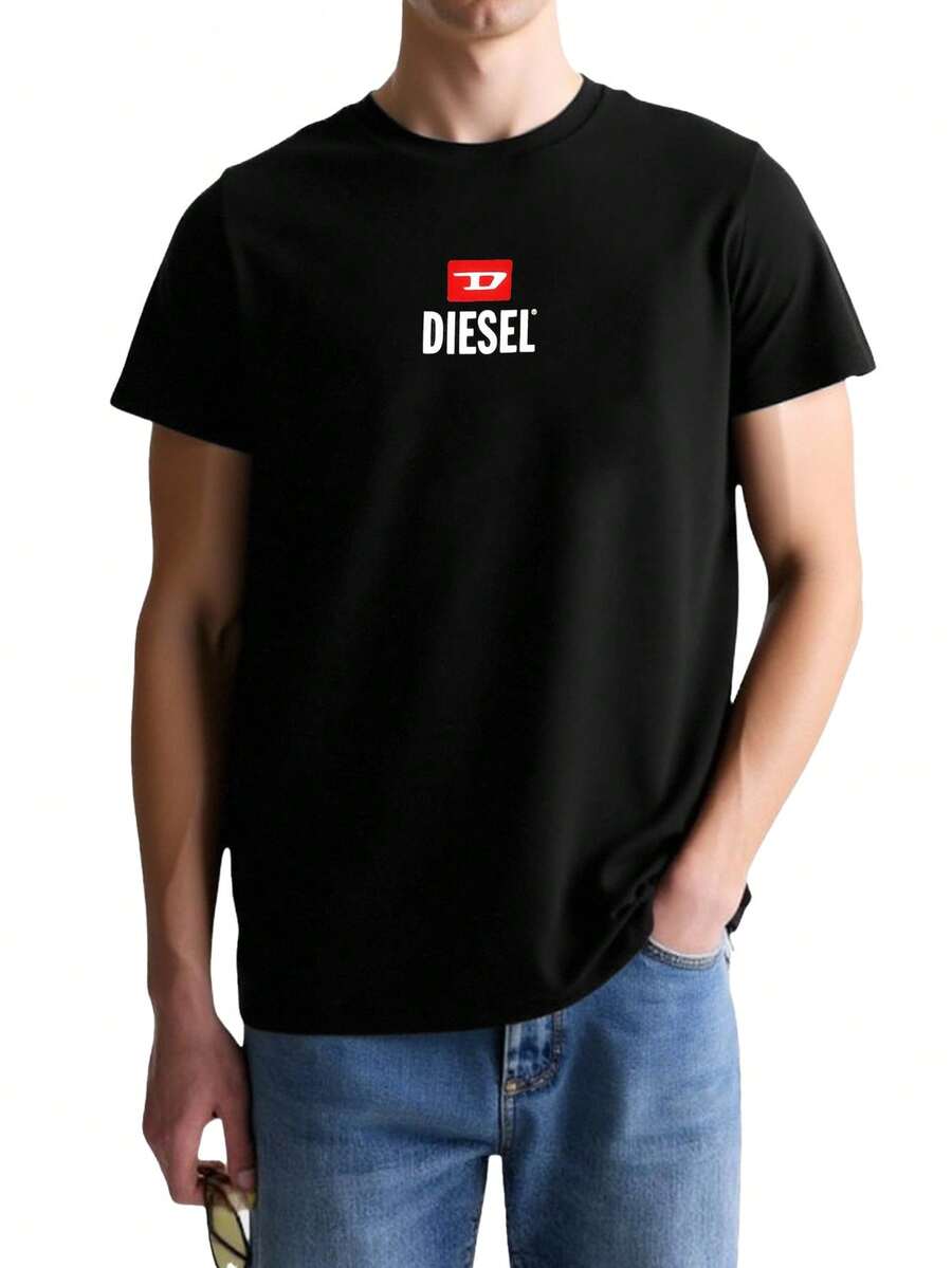 Diesel Men's T-Shirts Black - Black - View 1