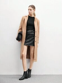 CUCCOO BIZCHIC Giày bốt cao gót màu đen thời trang dành cho nữ - màu đen - Xem 10