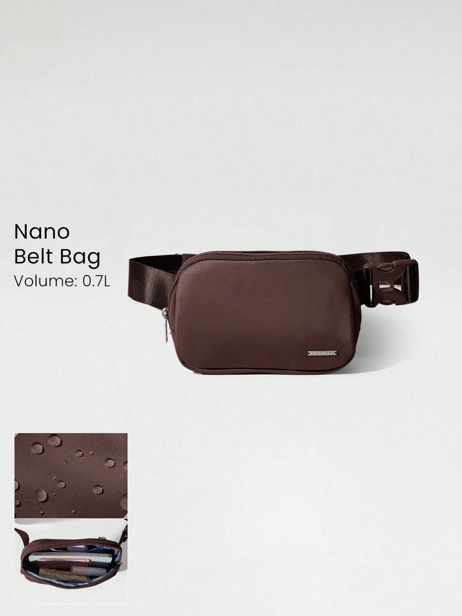 GLOWMODE Tiny Titan Nano Belt Bag Daily Casual - Brown - View 1
