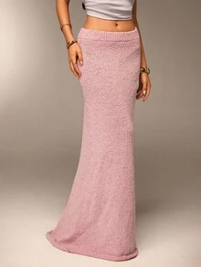 Avantive 女士秋冬正装/返校季/万圣节/婚礼宾客/度假/千禧年/海滩/可爱/教师/外出/商务休闲/优雅/生日/办公室/乡村音乐会/夜店性感/西部风/工作/街头风/复古/节日/鸡尾酒会/锐舞派对/毕业舞会/夏威夷/机场/趣味/基础款/早午餐/2000年代风格/老钱风格/教堂/返校节/高贵/派对/端庄/约会之夜/牛仔女郎/低腰长款毛衣裙 - 粉色 - 查看 4