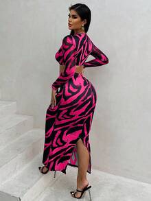 Zolique 2pcs Women Fitted Short Sleeve Top And Mini Skirt Set