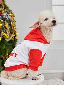 PETSIN Christmas Pet Hooded Sweatshirt