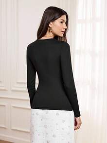 Miaspire Autumn And Winter Women's Warm TEE, Exquisite Hot Diamond Collar, Elegant Party Top, Versatile Black Top, Women's Wedding Guest Top, Fashionable Going Out TEE, Party TEE Rhinestone Top Long Sleeve Black Top Black Rhinestone Top Rhinestone Shirt Long Sleeve Rhinestone Top,Winter Tee,Prom Tee,Sparkly Top, Fall Clothes For Women,Lack Tee