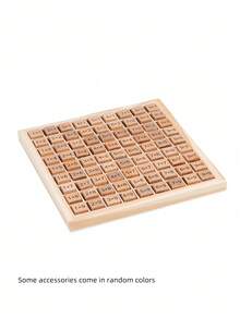 Zazumi Wooden 99 Multiplication Table Board With Memory Skill Blocks Early Learning Math Toy Educational Teaching Aid Random Color Accessories Math Chart For Kids Learning Games Homeschool Supplies