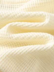 Cozy Pixies 2pcs Baby Boy Letter Print Soft Knit Crew Neck Long Sleeve Sweatshirt And Elastic Waist Jogger Pants Set - Mint Green - View 8