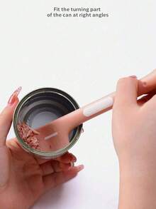 Zazumi 1pc Cat Canned Spoon Dog Wet Food Pet Feeding Mixing Long Handle Cat Spoon Canned Open Lid Pet Canned Spoon Pet Supplies - Multicolor - View 6