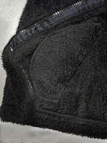 PAVTROS Chaqueta de forro polar con bordado de estrella de cinco puntas y letra para niños de corte holgado, suave y versátil, adecuada para otoño, primavera, invierno, uso diario, ir y venir, al aire libre, deportes, escuela, ropa urbana, fiestas, fotografía - Blanco y Negro - Ver 7
