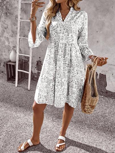 green emerald velvet dress SHEIN Clasi Women's Full-Lace Long Sleeve Bodycon Slim Fit Crew Neck D main image 1