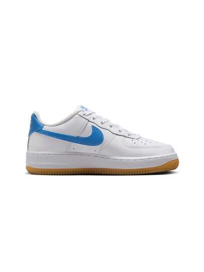 Nike Air Force 1 Junior Casual Sneakers White / Gum Light Brown / Blue Beyond FV5948
