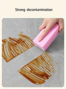 SHEIN 3 Peças Esponja de Limpeza Multiuso, Ferramenta Mágica de Remoção de Poeira, Espanador Doméstico Reutilizável de Poliestireno para Persianas, Vidros, Rodapés, Respiradouros, Espelhos e Trilhos de Janelas - Adequado para Sala de Estar, Banheiro, Cozinha