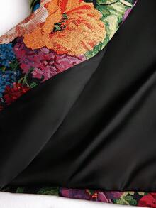 Manfinity AFTRDRK 男士花卉提花翻领长袖西装外套和裤子休闲套装花卉西装男士男士西装外套和裤子花卉男士西装男士派对装晚宴装男士 - 彩色 - 查看 7