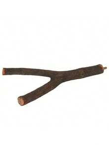 1 件手工木制耐用木制鸟栖笼 - 舒适的鸟磨棒 - 有趣的鸟类玩具和用品，重量和形状因木材差异而略有不同